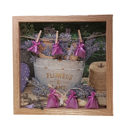 Wall décor lavender harvest hand crafted