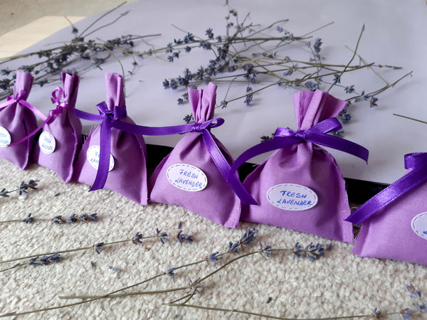 Fresh lavender bags, set of 5