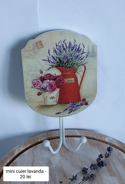 Hanger Lavender & roses with 2 lavender sachets